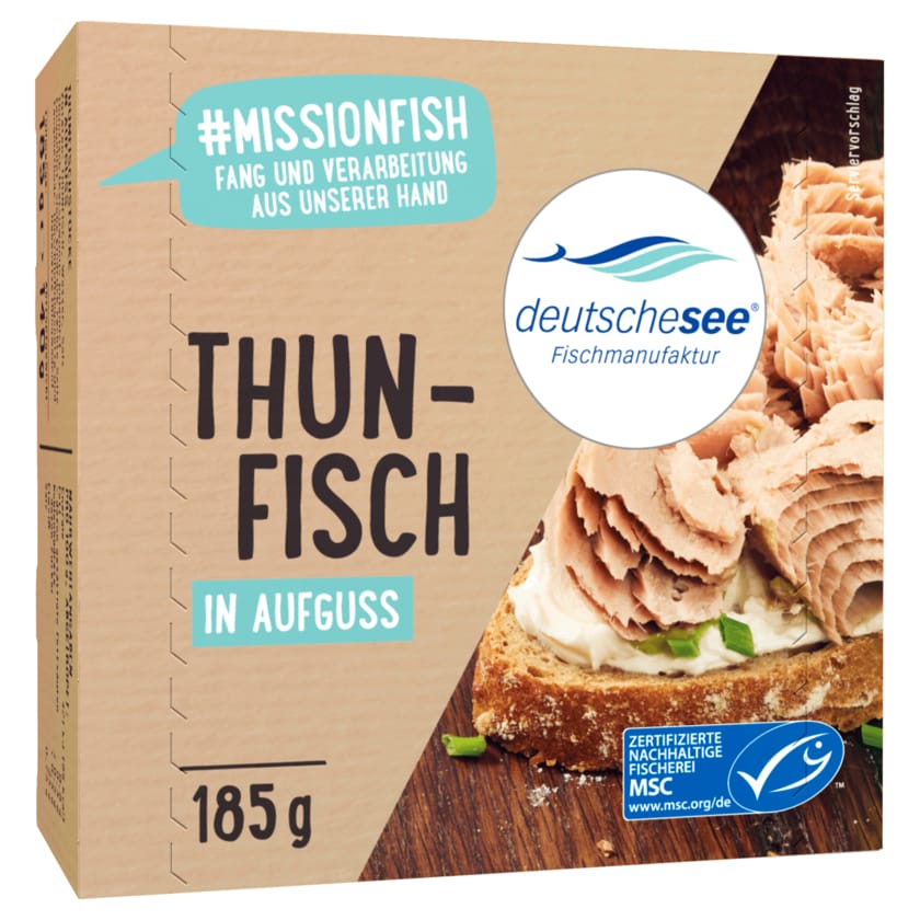 Deutsche See Thunfisch in Aufguss MSC 185g